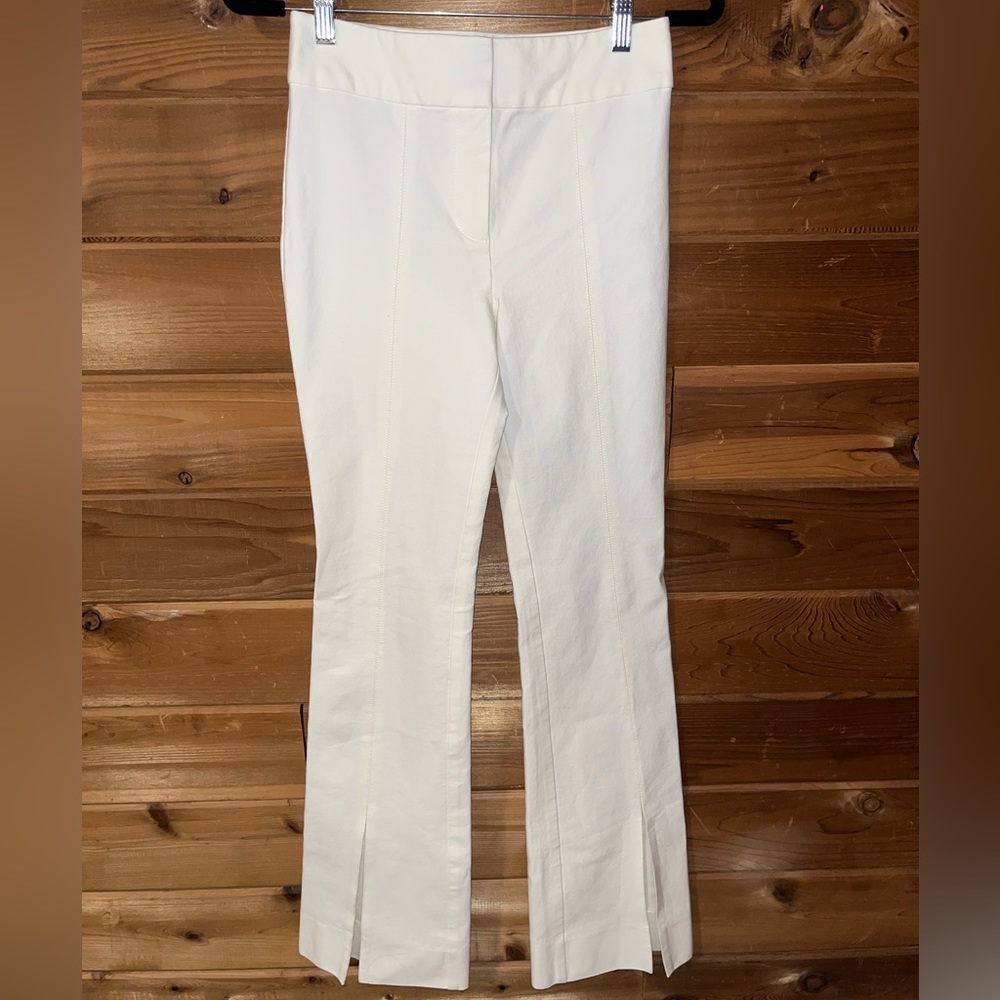 NWT Derek Lam Maeve Slit-hem Flare Trousers Size 4